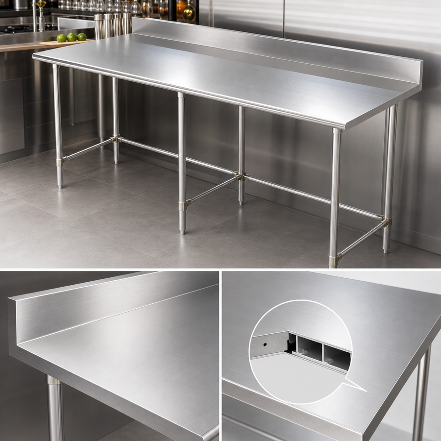 Reinforced Stainless Steel Top