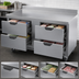 Thumbnail image #3 for Beverage-Air 60-Inch Two-Section Worktop Freezer with 4 Drawers