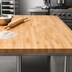 Thumbnail image #3 for John Boos Edge Grain Maple Bakers' Table Top, 84 x 60 x 1-3/4 Inches