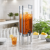 Thumbnail image #4 for One by One 3 Gallon Square Acrylic Beverage Dispenser with Ice Chamber and Handles