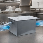 Thumbnail image #3 for Dormont Manufacturing Watts Grease Interceptors GI-250-K Commercial Grease Interceptor, 250 GPM, 500 lb Capacity, 4-Inch No Hub Connections