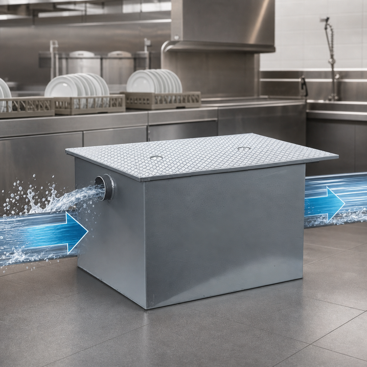 Product image #3 for Watts GI-250-K Commercial Grease Interceptor, 250 GPM, 500 lb Capacity