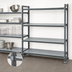 Thumbnail image #3 for Cambro Camshelving Basics Plus 4-Tier Solid Add-On Composite Shelving Unit, 18
