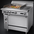 Thumbnail image #3 for Garland Cuisine 36-Inch Heavy Duty Natural Gas Combination Top Range with 24-Inch Thermostatic Griddle, 12-Inch Hot Top, and Standard Oven