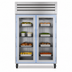 Thumbnail image #3 for True SPEC SERIES Two-Section Reach-In Heated Holding Cabinet with 2 Glass Doors and 6 Chrome Shelves