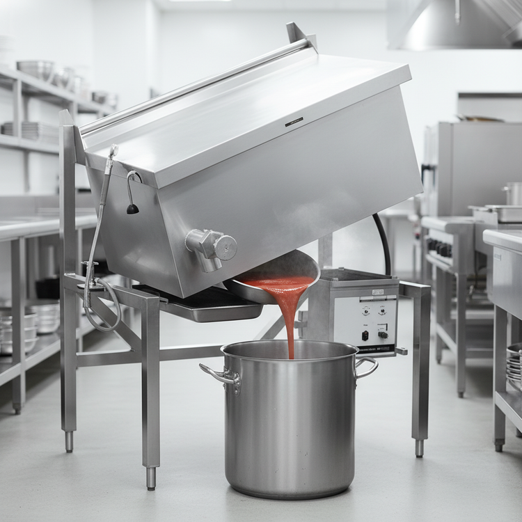 Product image #2 for Legion Combi-Pan CS41-5 Electric Tilting Skillet, 22.3-Gallon