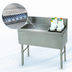 Thumbnail image #3 for Advance Tabco Prestige Underbar Stainless Steel Ice Chest with 10-Circuit Cast Aluminum Cold Plate and Right-Side Bottle Rack, 36 x 20 x 36 Inches