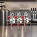 Thumbnail image #3 for Micro Matic USA 8033-PP Three-Pressure Secondary CO2 Regulator for Commercial Draft Beer Dispensing