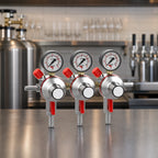 Thumbnail image #3 for Micro Matic 8033-PP Three-Pressure Secondary CO2 Regulator for Commercial Draft Beer Dispensing