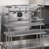 Thumbnail image #3 for Advance Tabco 48-Inch Table-Mounted Circular Stainless Steel Pot Rack with 12 Plated Hooks and Utensil Rack