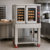 Thumbnail image #4 for American Range Majestic Single-Deck Bakery Depth Gas Convection Oven with 50/50 Glass Doors