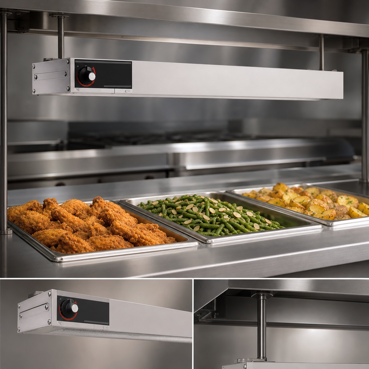 Product image #3 for Hatco Glo-Ray 24-Inch Single-Element High-Watt Aluminum Infrared Strip Heater