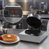 Thumbnail image #3 for Silverstone Single Countertop Round Waffle Baker with Digital Programmable Controls, 240V