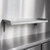 Thumbnail image #3 for Eagle Snap-n-Slide 60 in. W x 15 in. D Wall-Mounted Shelf, Rolled Front Edge, 16/304 Stainless Steel