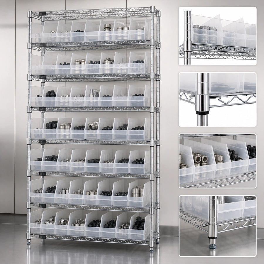 Complete Bin Shelving System