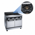 Thumbnail image #3 for Vulcan V Series 12-Inch Heavy Duty Gas Range with 2 Open Burners and Cabinet Base