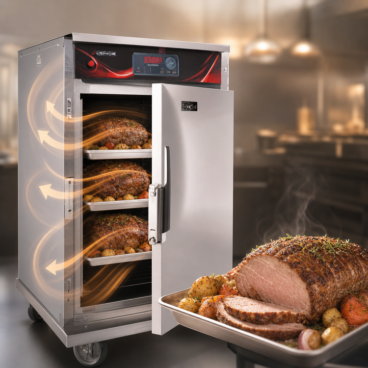 Product image #3 for Cres Cor Roast-N-Hold Mobile Half-Size Cook and Hold Convection Oven