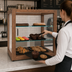 Thumbnail image #4 for KoolMore 18-Inch Full-Service Countertop Bakery Display Case with 3 Tempered Glass Shelves