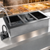 Thumbnail image #3 for Delfield Drop-In Electric Wet Bain-Marie Hot Food Well, Single Tank, 5 Full-Size Pan Capacity with Drain