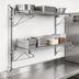 Thumbnail image #3 for Quantum WC34-CB1860C Cantilever Double Shelf Wall-Mount Wire Shelving Unit, 60