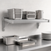 Thumbnail image #4 for New Age Adjust-A-Shelf H.D. Series 72 Inch x 20 Inch Wall-Mounted Aluminum Shelf