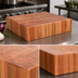 Thumbnail image #3 for John Boos Cucina LaForza 24-Inch Square End Grain American Cherry Butcher Block Top, 6-Inch Thick, Oil Finish