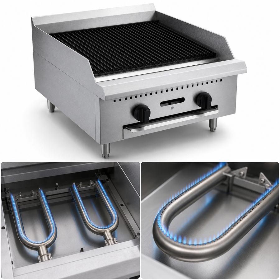 Two High-Output Burners