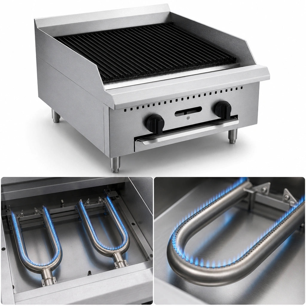 Two High-Output Burners