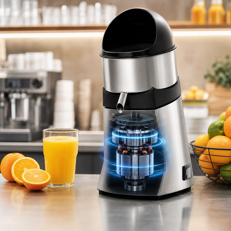 Product image #3 for Santos 52C Chrome Countertop Manual-Feed Citrus Juicer