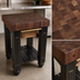 Thumbnail image #4 for John Boos American Heritage Gathering Block I End-Grain Walnut Butcher Block Work Table with Wicker Basket and Undershelf, 25 x 24 x 36 Inches