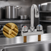 Thumbnail image #3 for Eagle Group Deck Mount Manual Faucet with Gooseneck Spout, 4-Inch Centers, Low Lead