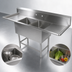 Thumbnail image #3 for John Boos Pro-Bowl 2-Compartment Sink with Dual Drainboards, 87-1/4