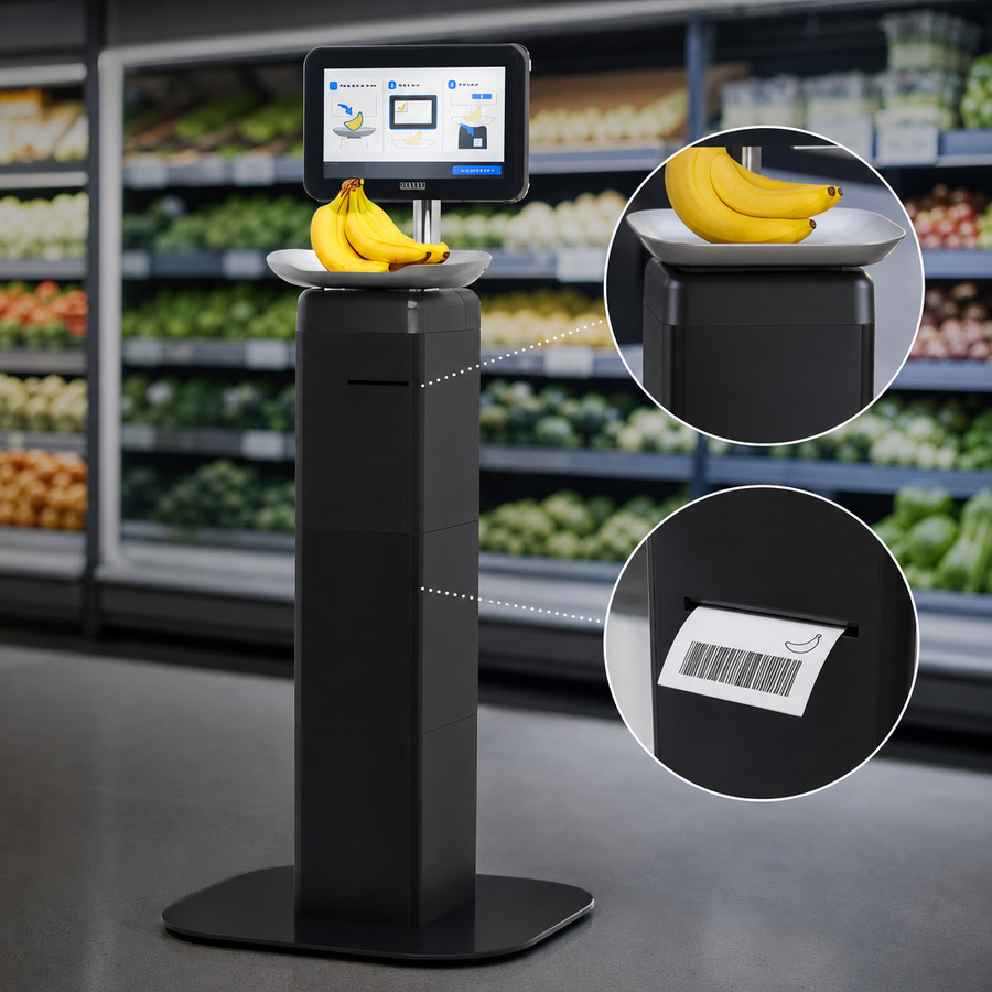 Integrated Scale and Printer