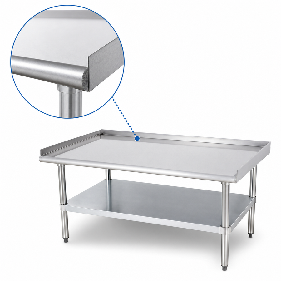 Reinforced Stainless Steel Top