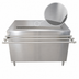 Thumbnail image #3 for BK Resources 48-Inch Stainless Steel Self-Serve Urn Stand Counter with Tray Shelf