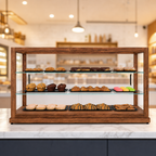 Thumbnail image #4 for KoolMore 44-Inch Bakery Display Case with 3 Tempered-Glass Shelves and Dual Rear Sliding Doors