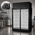 Thumbnail image #3 for True TRM2L Two-Section Low Temp Self-Contained Glass Door Freezer Merchandiser