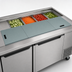 Thumbnail image #3 for Advance Tabco HC-2 Hinged Stainless Steel Cover for 2-Well Cold Food Tables