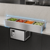 Thumbnail image #3 for Atlas Metal WCML-4 Slim-Line Cold Food Drop-In Unit, 4-Pan, Self-Contained