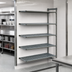 Thumbnail image #3 for Cambro Camshelving Basics Plus 21 x 30 x 72 Inch 5-Tier Add-On Polymer Shelving Unit, Brushed Graphite