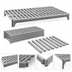 Thumbnail image #4 for Cambro Camshelving Premium 18-Inch x 54-Inch 4-Shelf Vented Shelf Kit, Speckled Gray