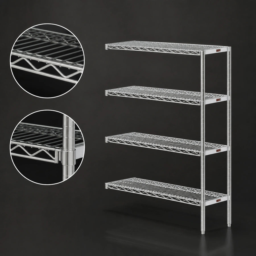 QuadTruss® Wire Shelf Design