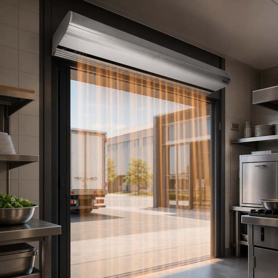 Electric Heated Air Curtain