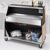 Thumbnail image #3 for Dinex 62-1/2 Inch Portable Ice Chest Bar with 95 lb Chest-Style Ice Bin, Russian Maple