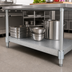 Thumbnail image #3 for BK Resources Galvanized Steel Undershelf for 84-Inch x 36-Inch Work Tables