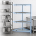 Thumbnail image #3 for Metro Super Erecta 30-Inch W x 24-Inch D x 63-Inch H Chrome-Plated Add-On Wire Shelving Unit
