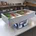 Thumbnail image #3 for BK Resources Dual Temperature Drop-In Hot/Cold Food Well, 4-Pan, 12 x 20 Pan Capacity