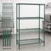 Thumbnail image #3 for Quantum Stationary Wire Shelving Starter Kit, 48