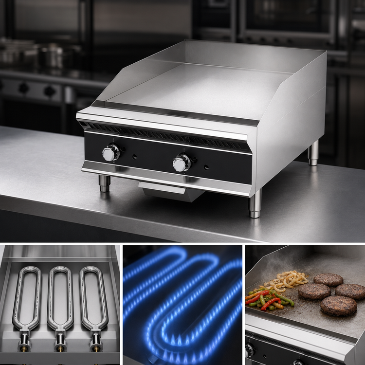 Product image #3 for Vollrath Heavy-Duty 36-Inch Manual Countertop Flat-Top Gas Griddle
