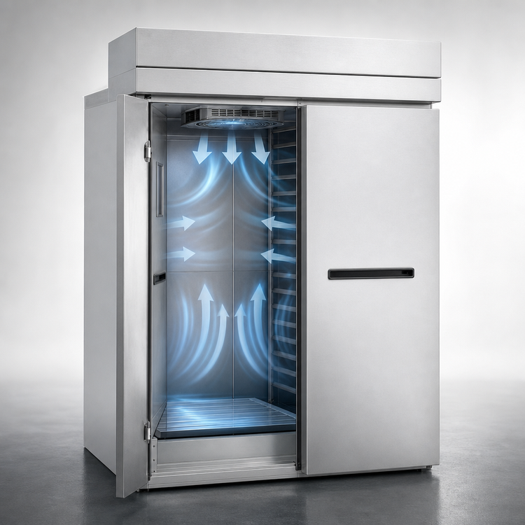 Product image #3 for Baxter Double Wide Roll-In Retarder/Proofer Cabinet, 40.5-Inch Interior Depth, Electric Heat, Remote R448A Refrigeration